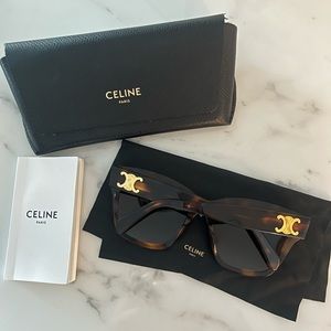 CELINE TRIOMPHE 09 SUNGLASSES IN ACETATE
CLASSIC HAVANA